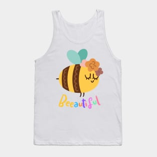 Cute Beeautiful Bee Tank Top